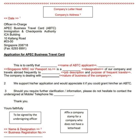 apec application singapore.